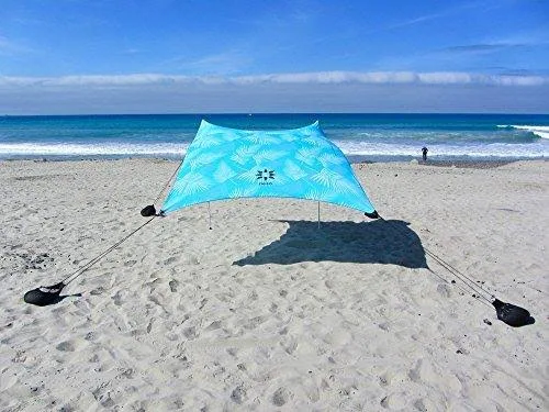 Neso Tents Beach Tent with Sand ANCHOR, Portable Canopy Sunshade - 7&