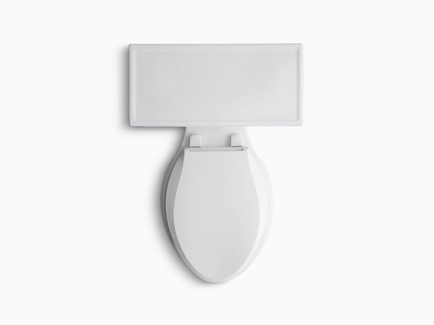 Kohler K-3817-RA-96 Biscuit Memoirs Comfort Height 1.28 GPF Two Piece Elongated Toilet with Stately Design with Right Hand Trip