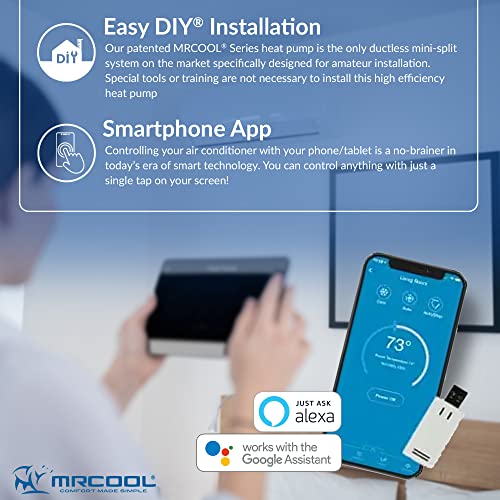 Multi-Zone MrCool DIY 4 Zone Ductless Heat Pump Split System 4th Generation - 36k Condenser