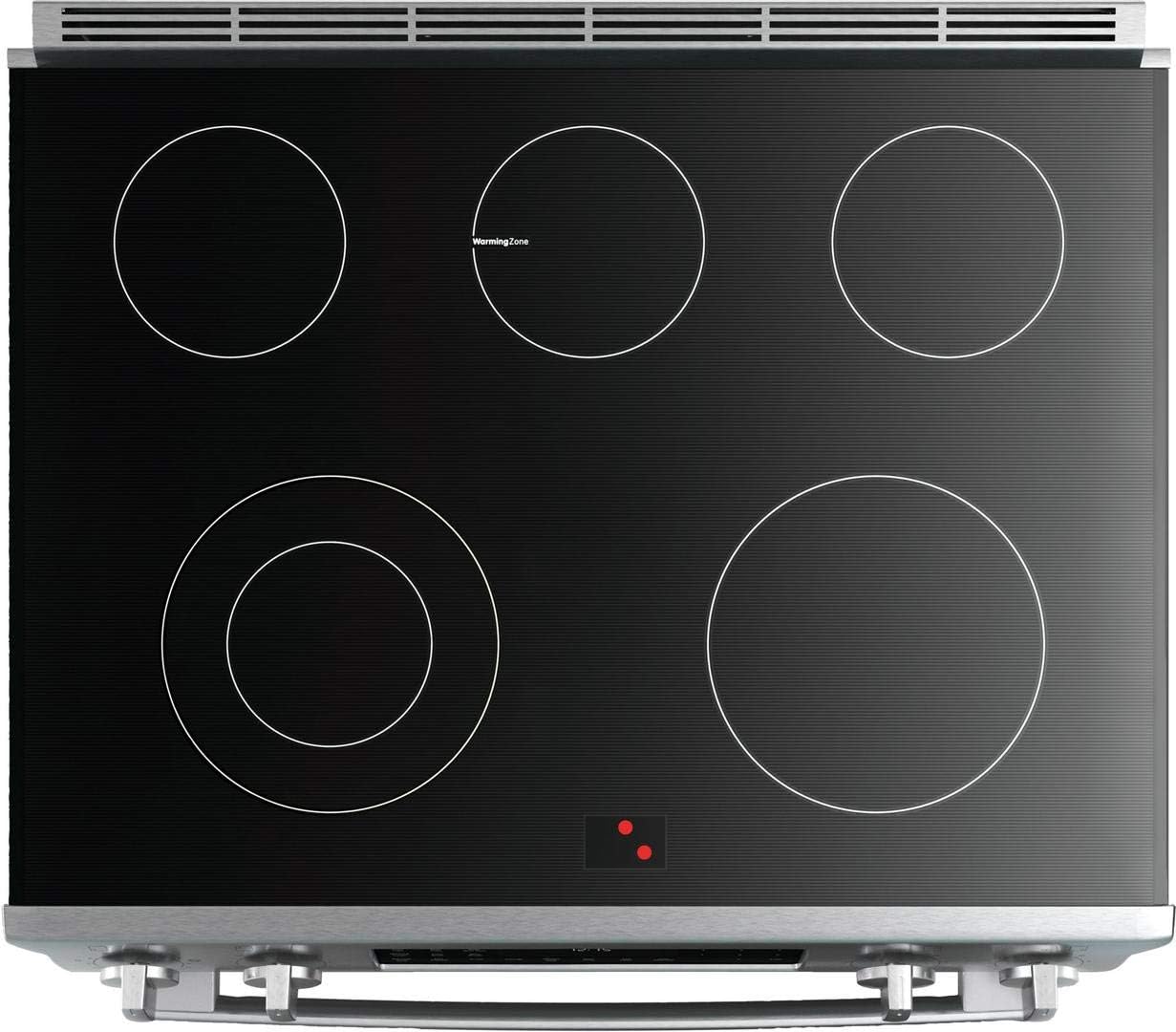 Bosch HEI8056U 800 Series 30 Inch Slide-in Electric Range with 5 Elements, Smoothtop, Self-Cleaning Mode, Warming Drawer, Star K Certified in Stainless Steel