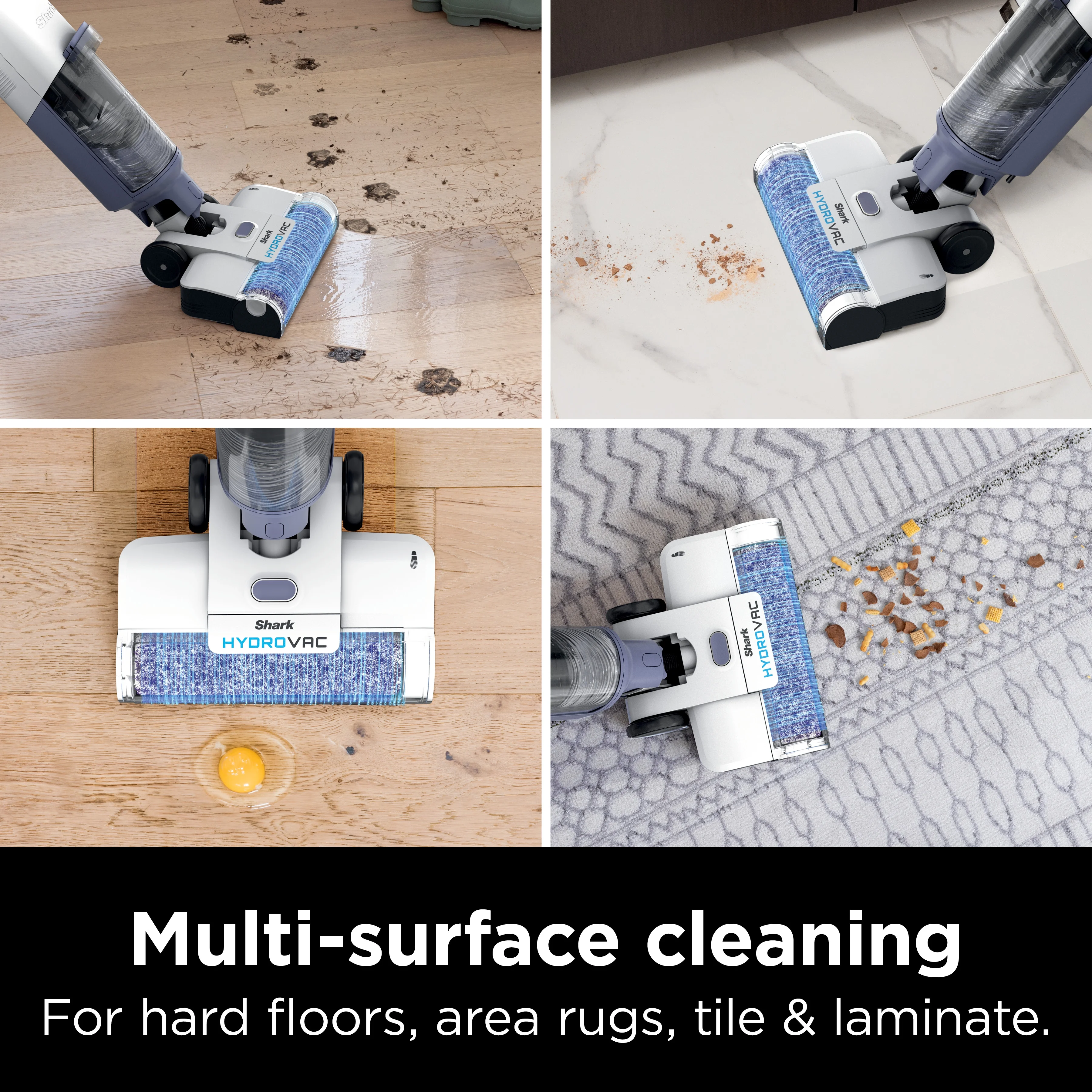 Shark HydroVac Cordless Pro 3 in 1 Vacuum, Mop & Self-Cleaning System with Multi-Surface Cleaning Solution,WD200