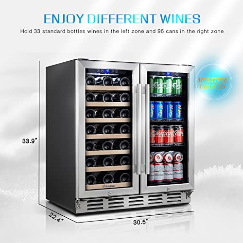Kalamera wine cooler refrigerator