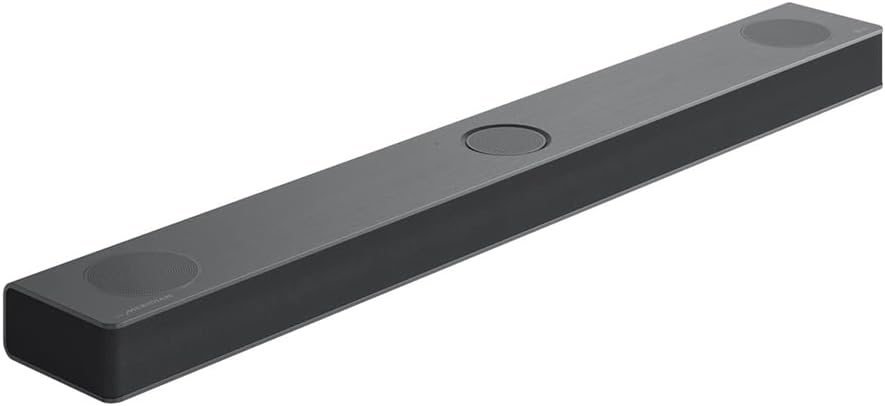 LG S80QY 3.1.3ch Sound bar with Wireless subwooer and Center Up-Firing, Dolby Atmos DTS:X, Works with Airplay2, Spotify HiFi, Alexa, High-Res Audio, IMAX Enhanced, LG TV Synergy, HDMI eARC