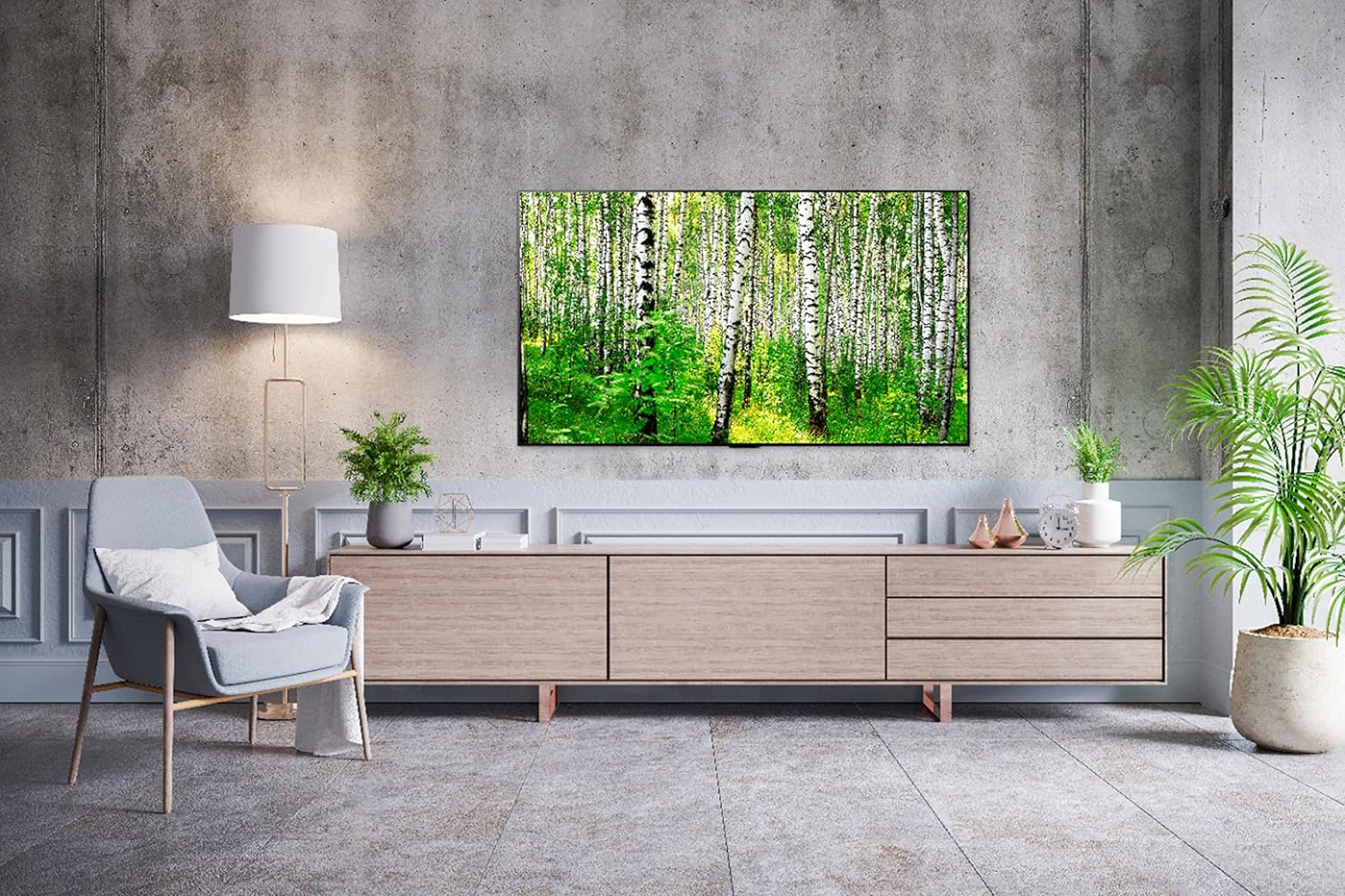 LG OLED77G1PUA G1 77 inch Class with Gallery Design 4K Smart OLED evo TV w/AI ThinQ Bundle w/ 1 Free Additional Year Extended Warranty Authorized Dealer