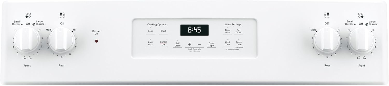 GE Appliances JB645DKWW, White