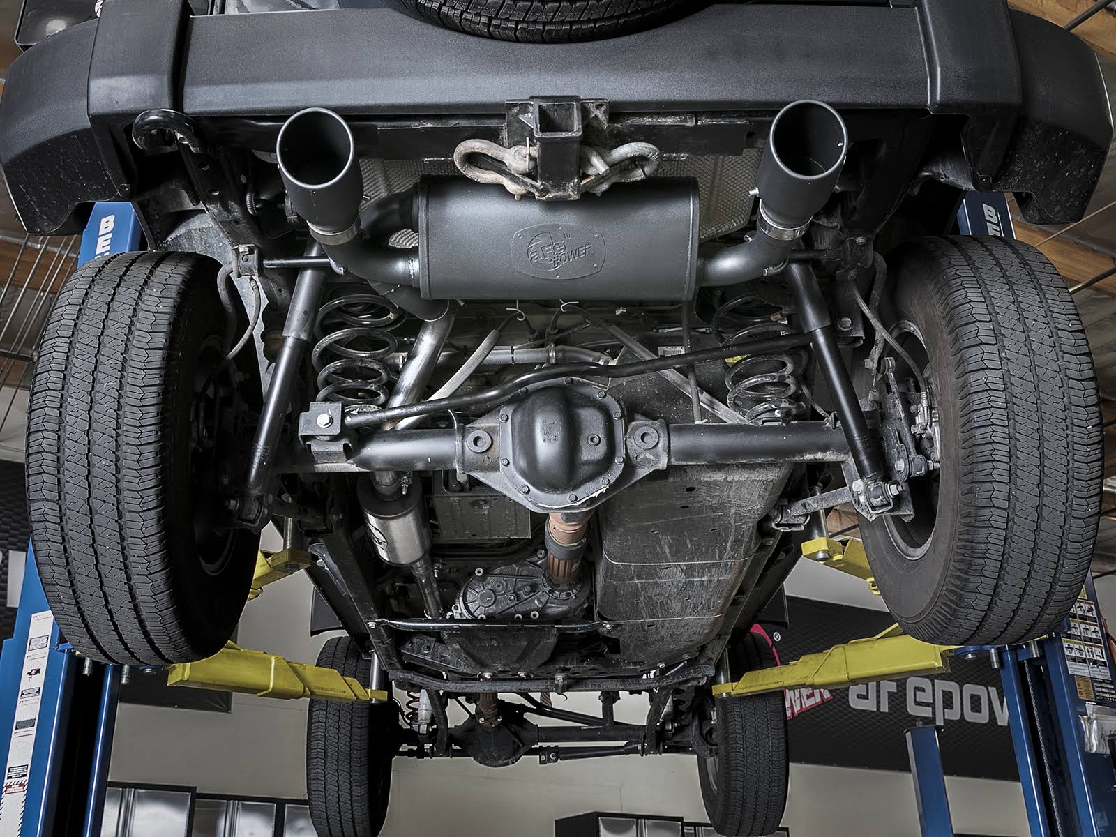 aFe Power 49-48062-B Rebel Series Cat-Back Exhaust System for Jeep Wrangler