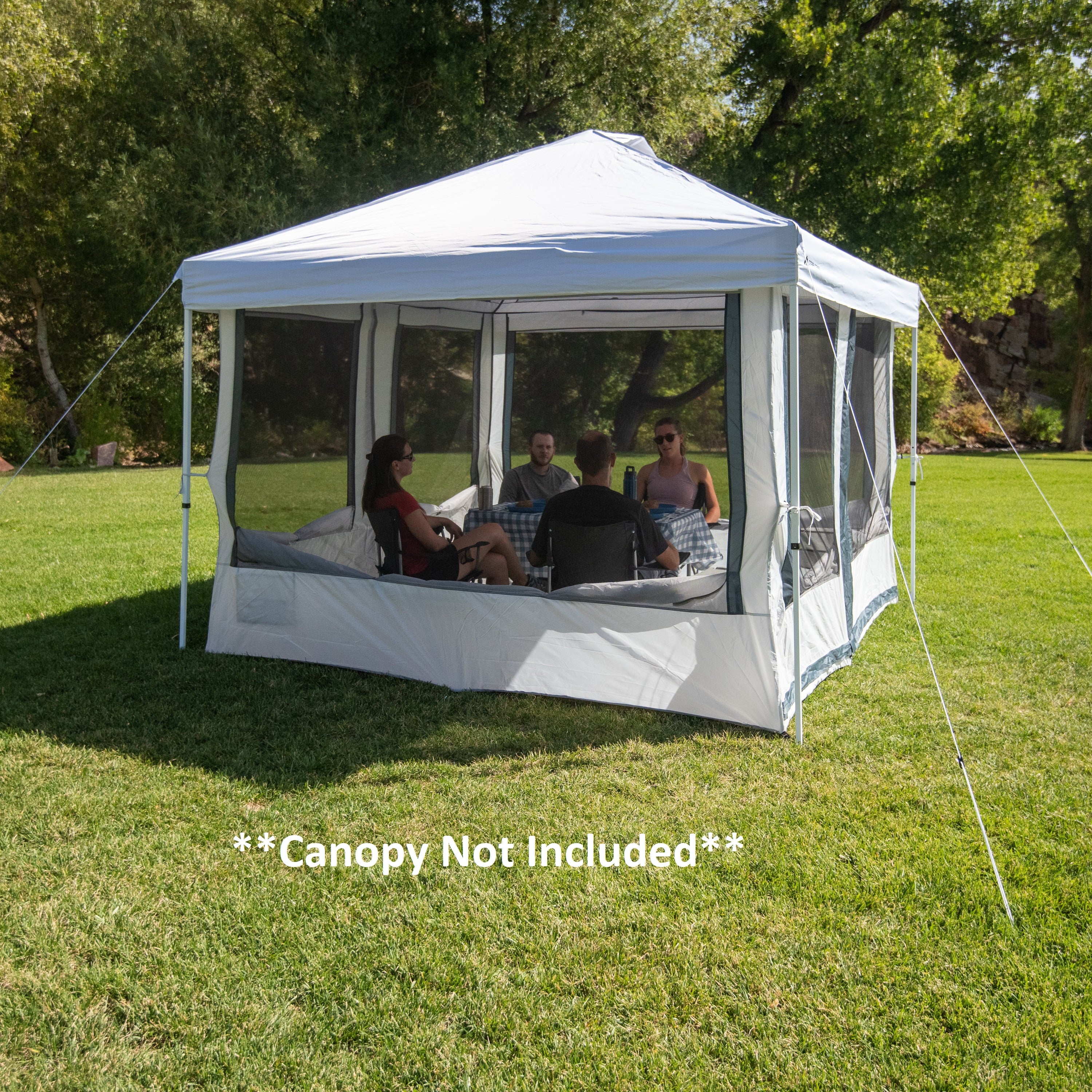 Ozark Trail 7-Person 2-in-1 Screen House Connect Tent with 2 Doors, Canopy Sold Separately