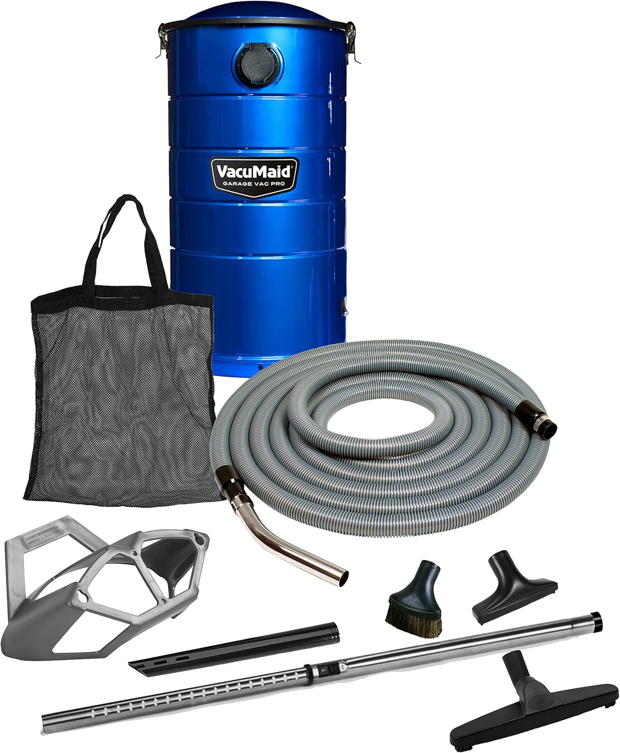 VacuMaid GV50BPRO Professional Wall Mounted Garage and Car Vacuum with 50 ft. Hose and Tools