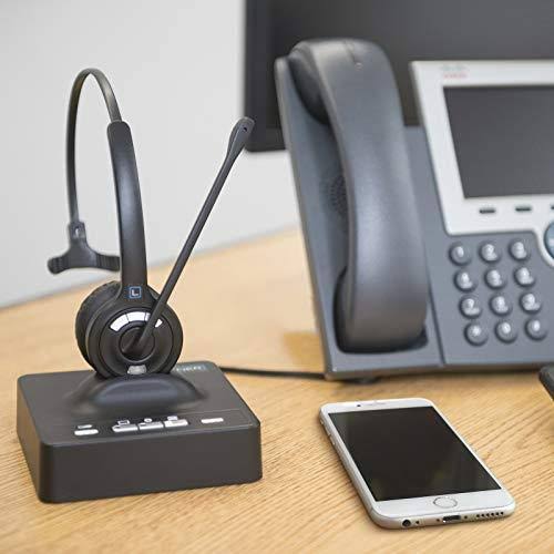 Leitner SmartSet 370 3-in-1 Bluetooth Wireless Office Headset - Works with Your