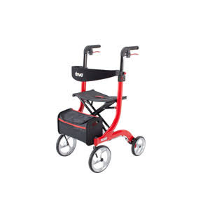 Nitro Aluminum Rollator, Tall Height, 10x22 Casters, Red Frame Part NO. RTL10266-T (1/ea)