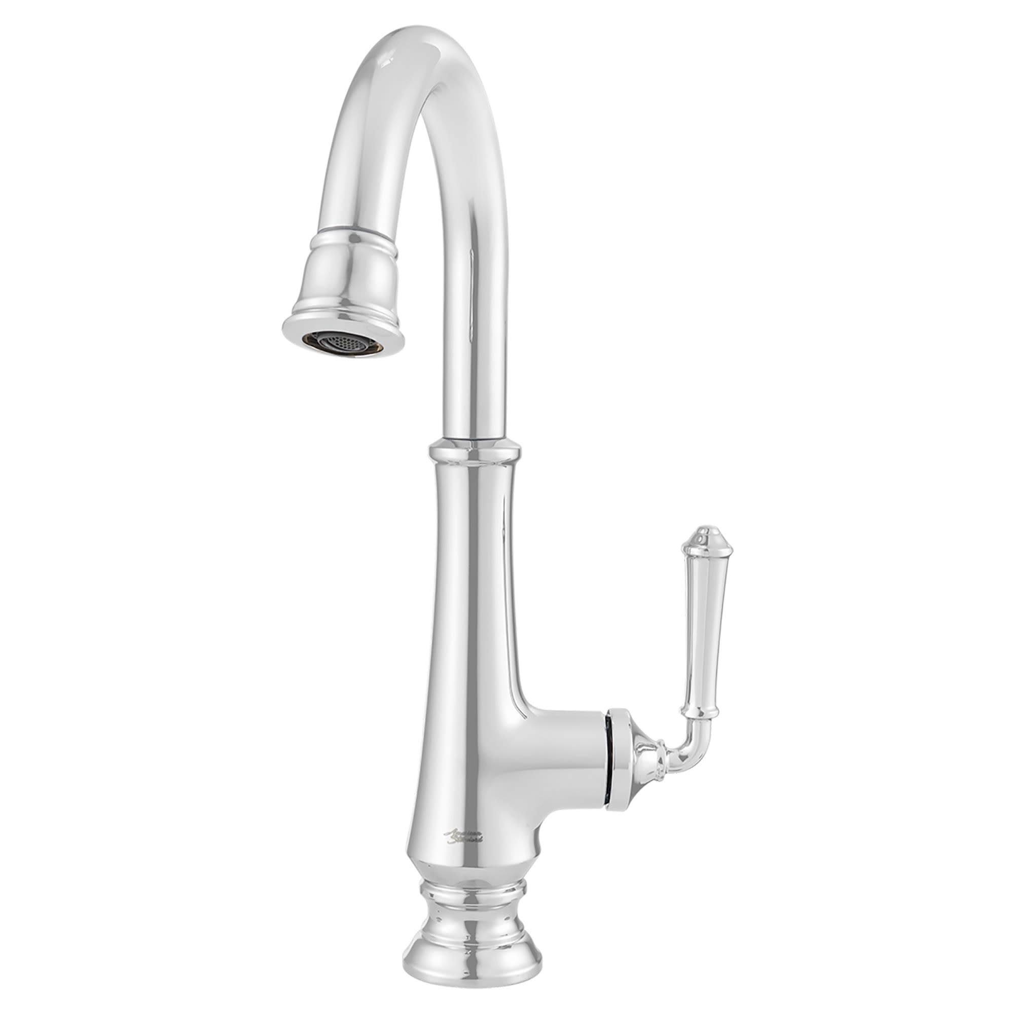 American Standard 4279.410 Delancey Single Handle Pull-Down Spray Bar Faucet - Polished Chrome