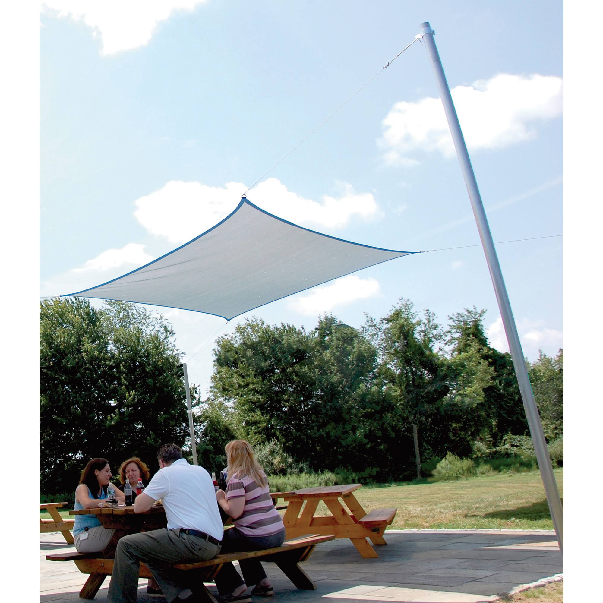 ShelterLogic 12 ft Square Sun Shade Sail Sea
