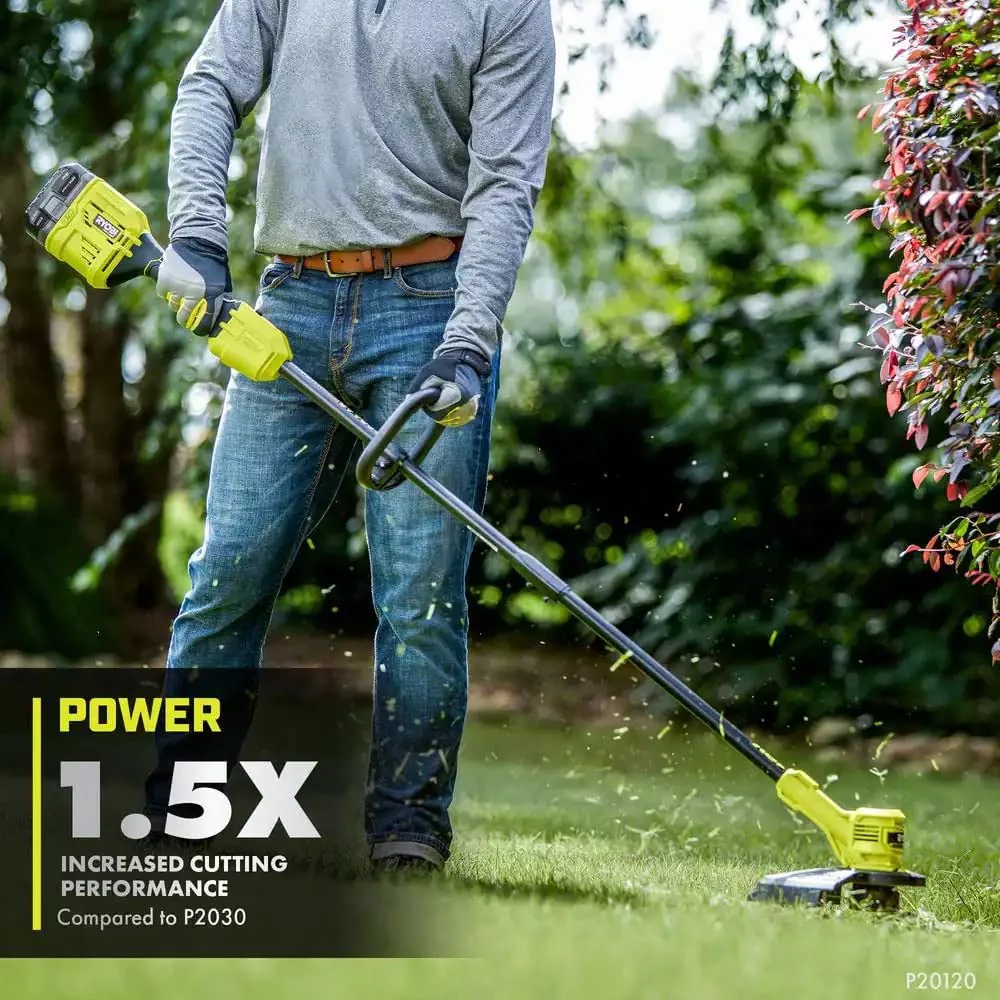 ONE+ HP 18V Brushless 13 in. Cordless Battery String Trimmer with 4.0 Ah Battery and Charger