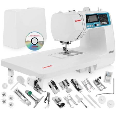 Janome 4120QDC Computerized Sewing Machine w/ Hard Case + Extension Table