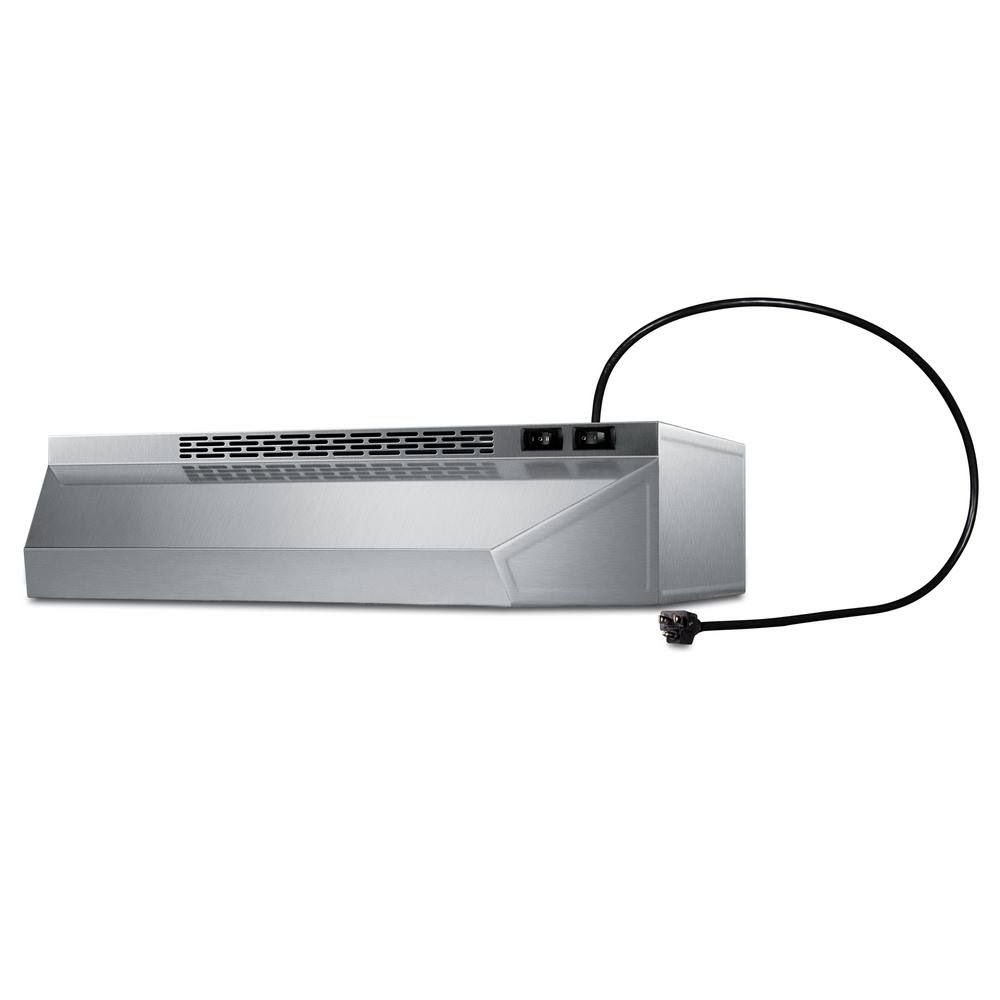 Summit 20x22 Stainless Steel Under Cabinet Convertible Range Hood-H1620PTCRDSS