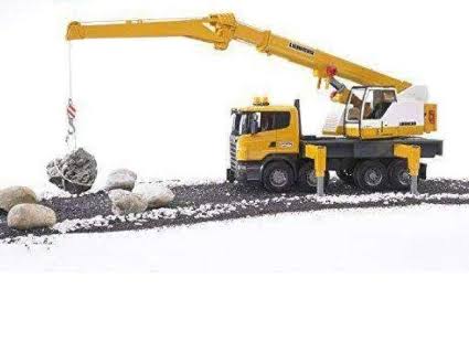 Bruder SCANIA R-Series Liebherr Crane with Lights and Sounds