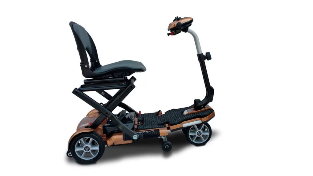 EV Rider Transport Plus Manual Folding Travel Mobility 4 Wheel  Scooter Copper - Curated Treasures Market