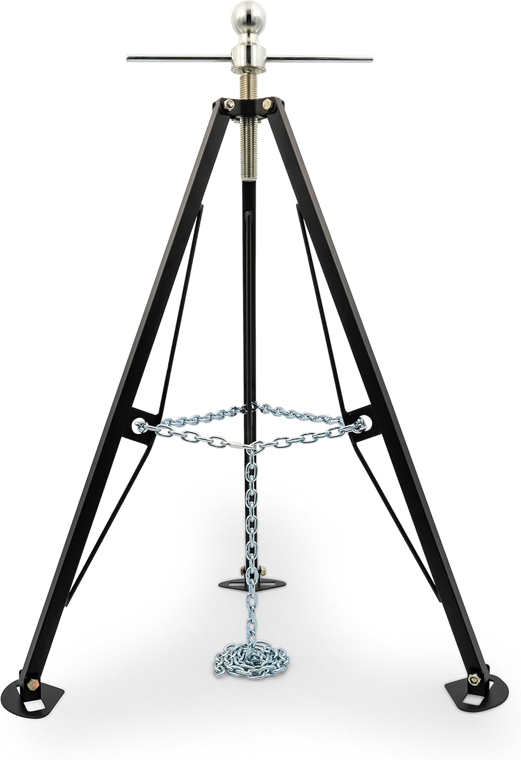 Eaz-Lift 48850 Heavy Duty Gooseneck Stabilizer Tripod Jack-Reduces Movement on Trailer or 5th Wheel, Anti Rust Steel Construction-7500 lb Weight Capacity