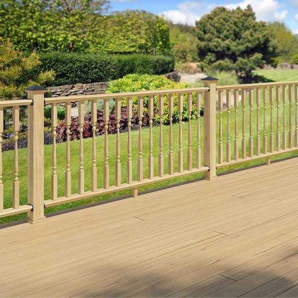 ProWood 6 ft. Southern Yellow Pine Routed Rail Kit with SE Spindles - Shop Hardware Tools Online Store