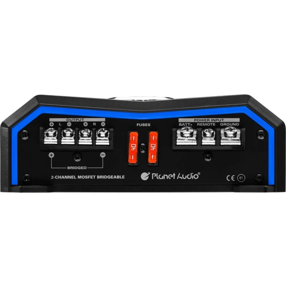 Planet Audio Pulse Series PL3000.2 Class AB 2-Channel Car Amplifier - 3000W