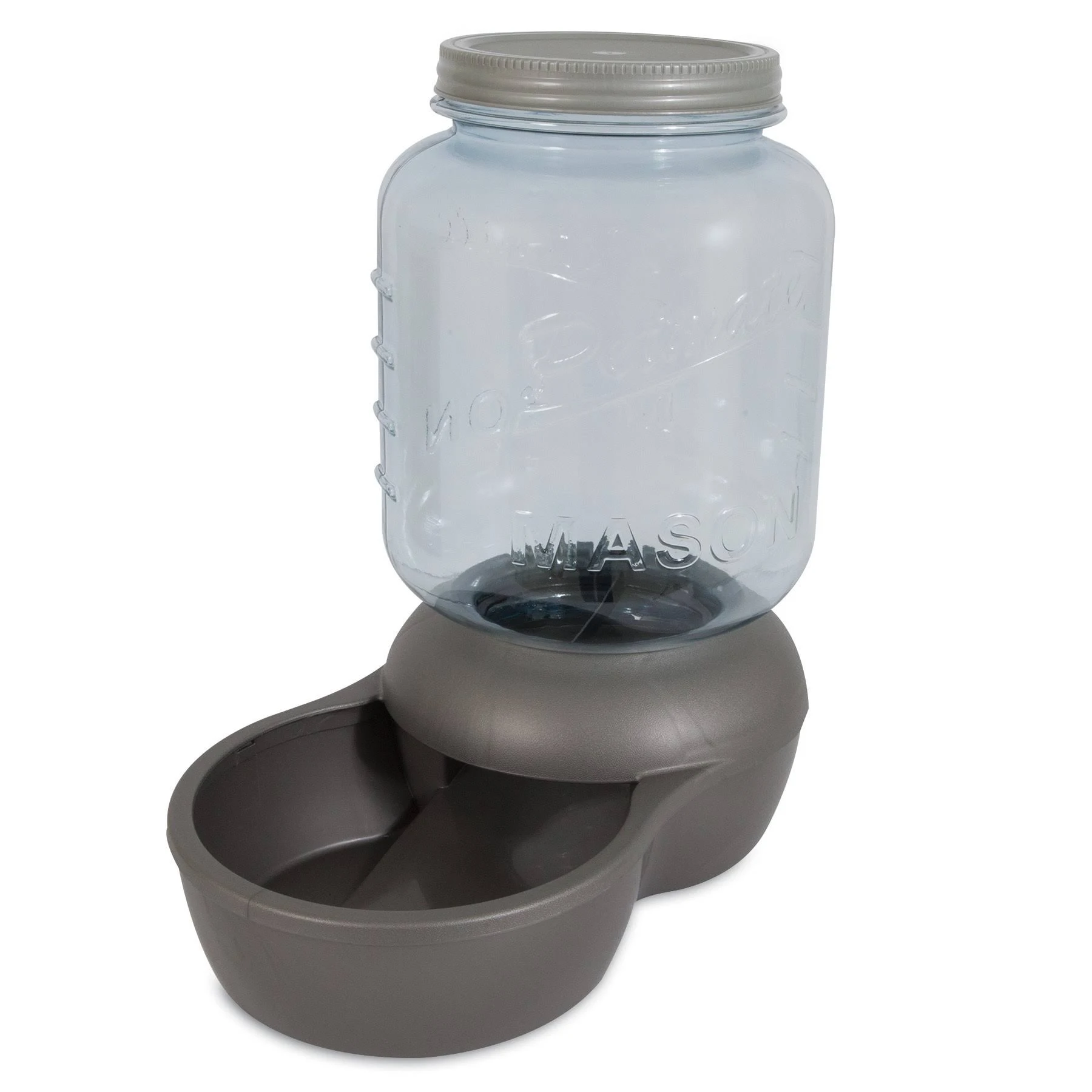 Petmate Mason Jar Replendish Dry Food Feeder
