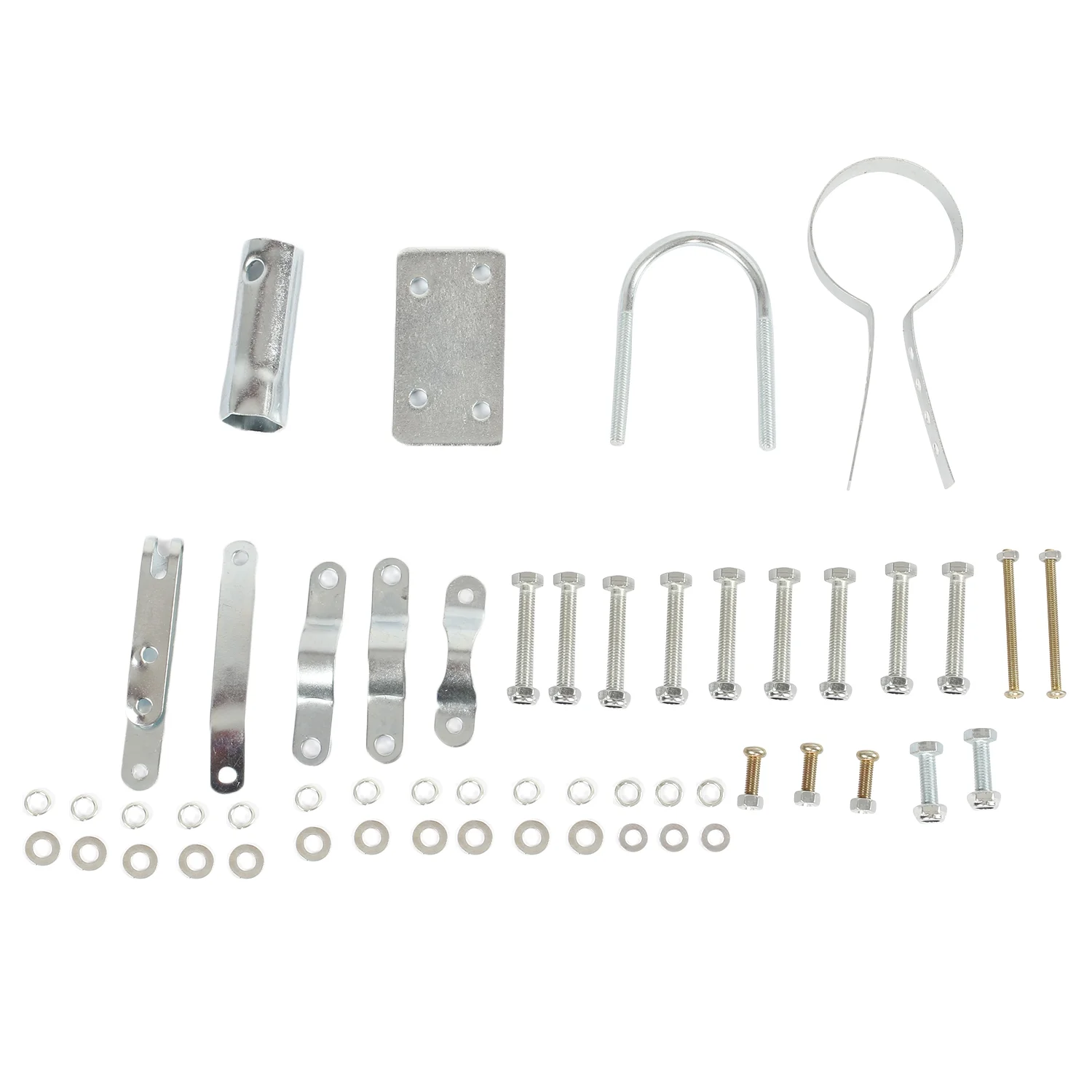 SalonMore 2 Stroke Motorized Bike Kit, 50cc Super Fuel-efficient Bike Engine kit, Silver