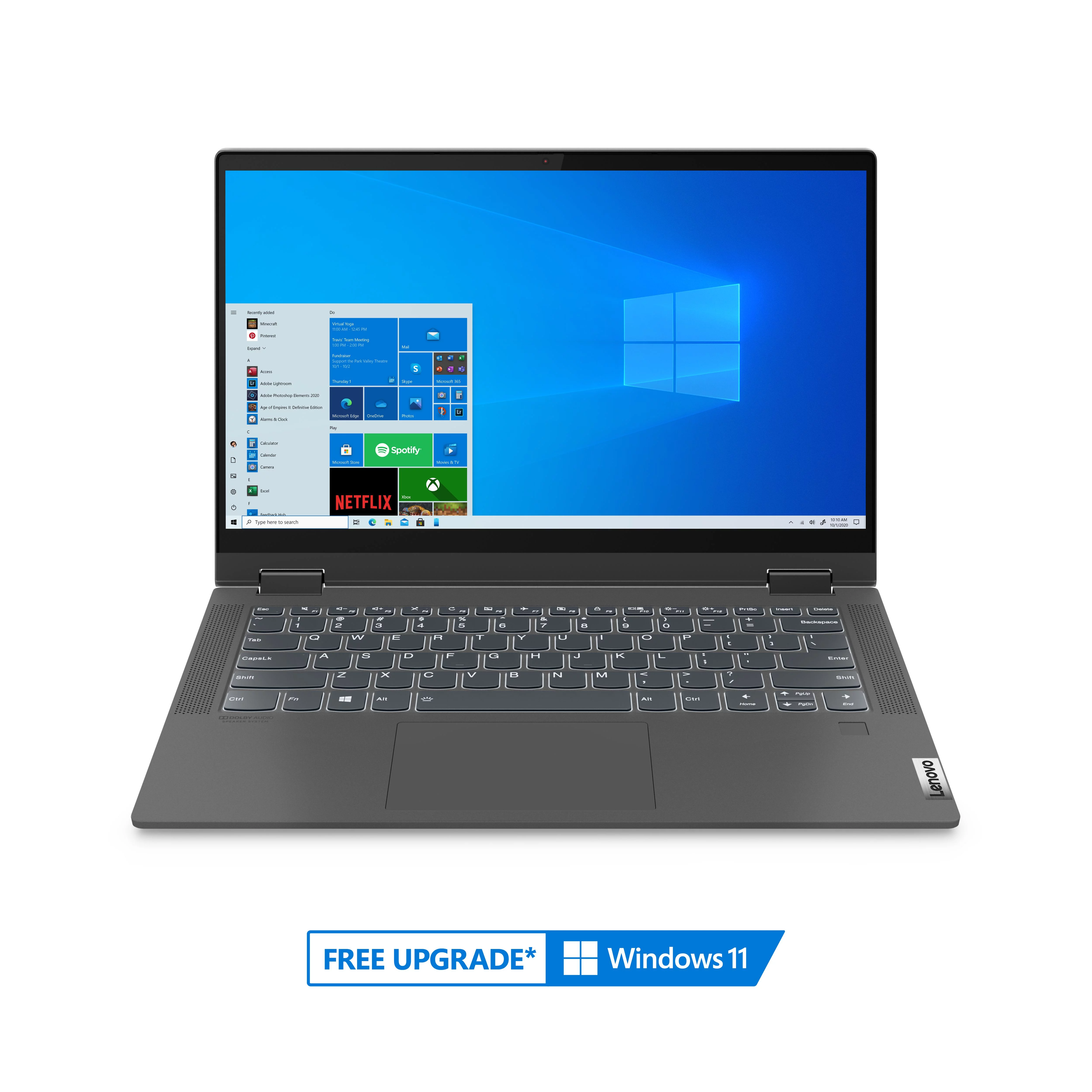 Lenovo Ideapad Flex 5i 14" FHD 2-in-1 Touchscreen Laptop, Intel Core i3, 4GB RAM, 128GB SSD, Graphite Gray, Windows 10, 82HS007CUS