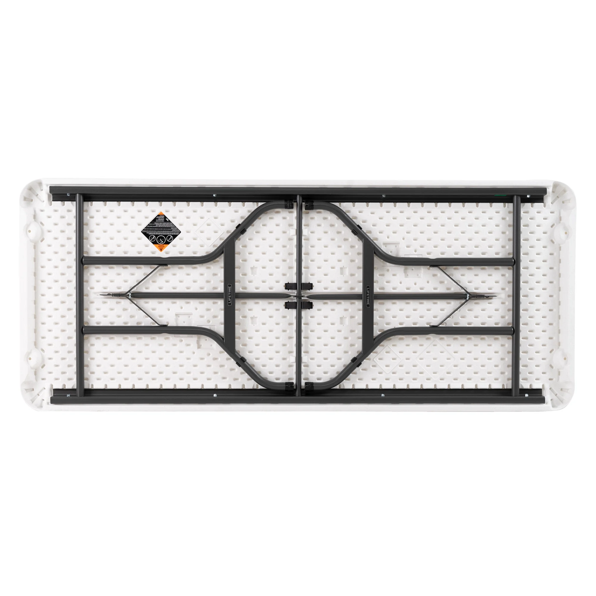 Lifetime 6 ft. Rectangle Folding Table, Indoor/Outdoor Commercial Grade, White Set of 4 (42901)