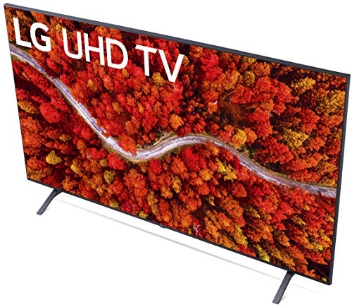 LG 80 Series 43” Alexa Built-in, 4K UHD Smart TV, Native 60Hz Refresh Rate, Dolby Cinema, Director Settings, Gaming Mode, with Magic Remote (43UP8000, 2021)