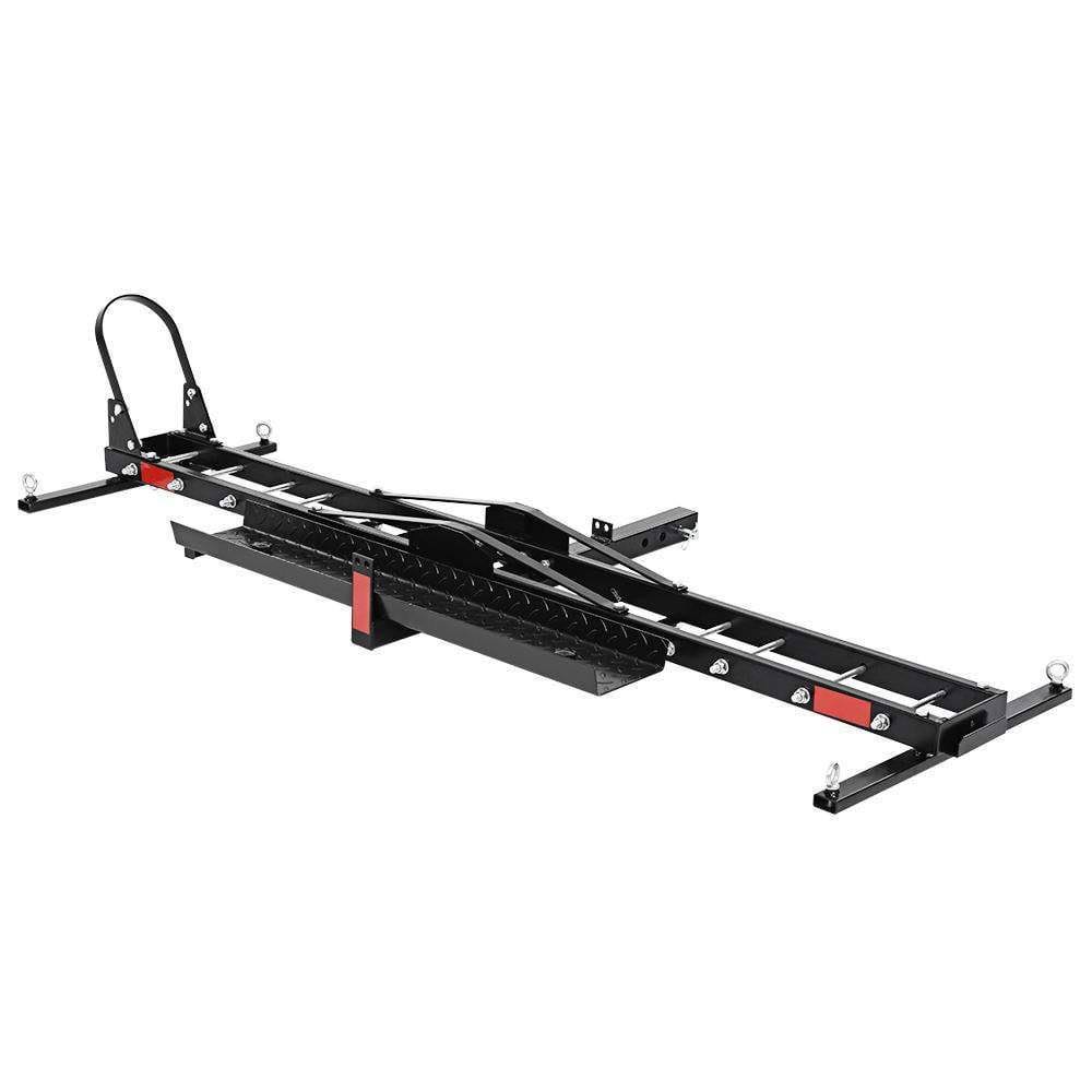 Motorcycle Carrier 2 Arms Rack Ramp Motorbike Dirt Bike 2x22Hitch Towbar