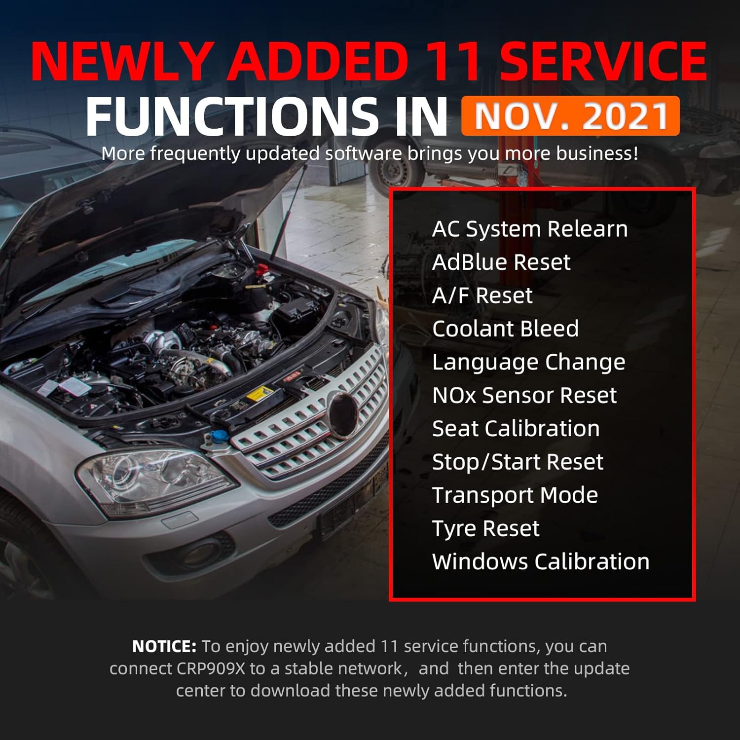 LAUNCH OBD2 Scanner CRP909X, 2022 New OE-Level Full System Scan Tool, 26 Reset Services Car Diagnostic Scanner, ABS Bleeding Injector Coding IMMO, Auto VIN, One-Click Free Update, TPMS Tool as Gift
