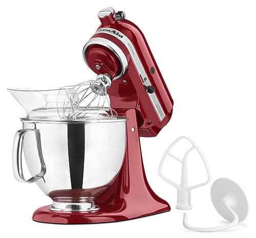 KitchenAid Artisan Series 5 Quart Tilt Head Stand Mixer with Pouring Shield KSM150PS, Removable bowl, Aqua Sky