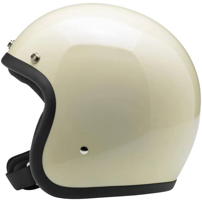 Biltwell Bonanza Helmet - Vintage White - Xs