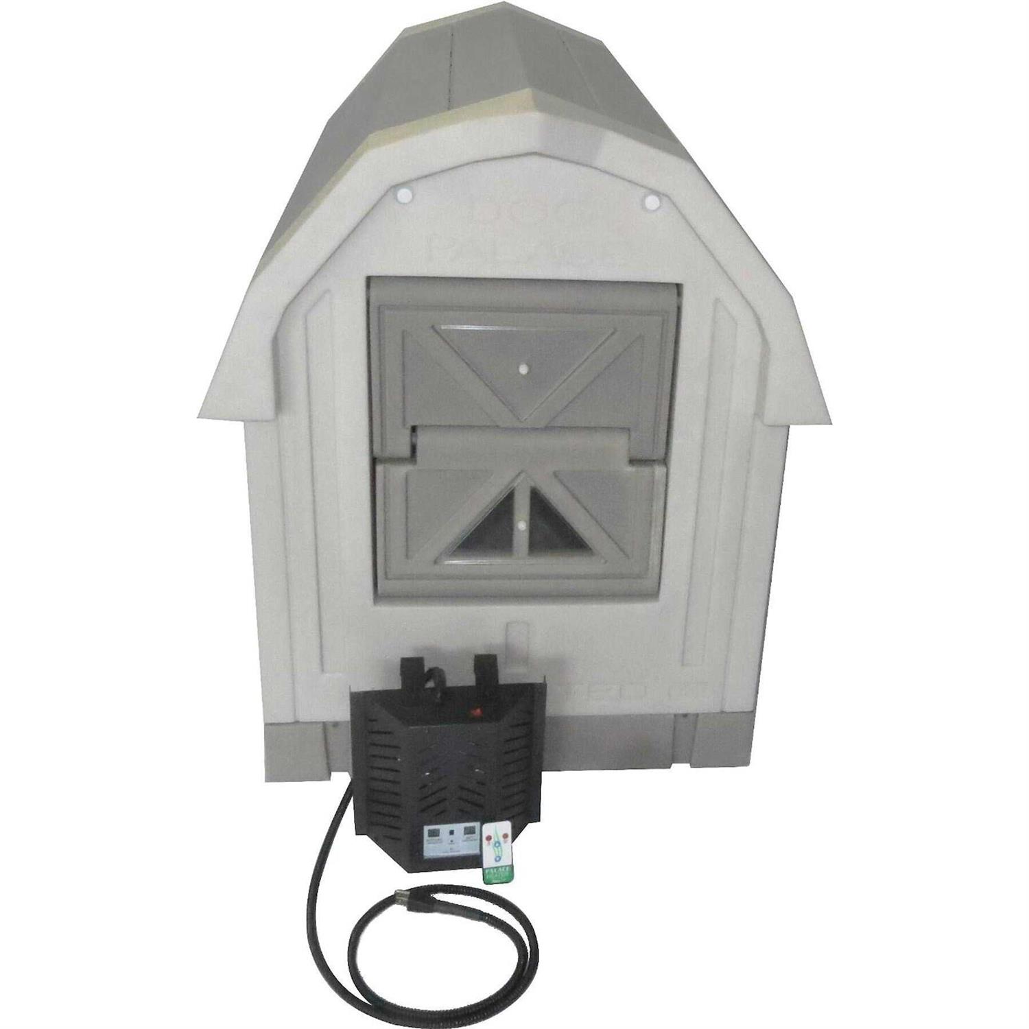 Dog Palace Insulated Dog House with Central Heater - Pet Supplies online store