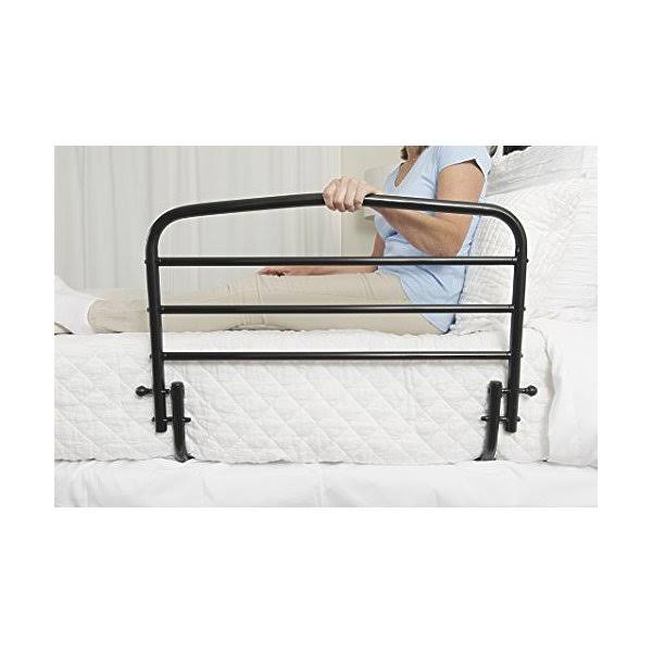 Stander 30x22 Safety Adult Bed Rail - Home Elderly Bedside Safety Rail + Swing