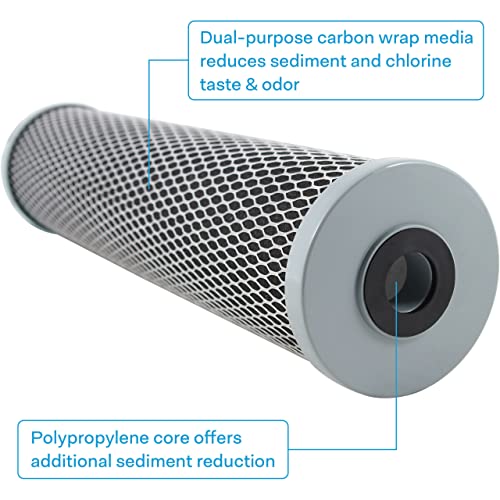 SpiroPure SP-NCP Series 10 Micron Carbon Wrap Filters