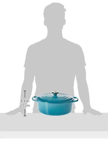 Le Creuset Signature Cast Iron 5-Quart Caribbean Oval Dutch Oven