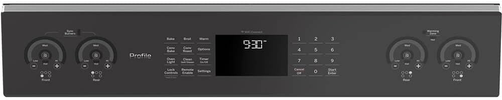 GE Profile PHS930YPFS 30 Smart Slide In Electric Front Control Induction and Convection Range with 5.3 cu. ft. Capacity Glide Touch Controls Wi-Fi Connect Stainless Steel