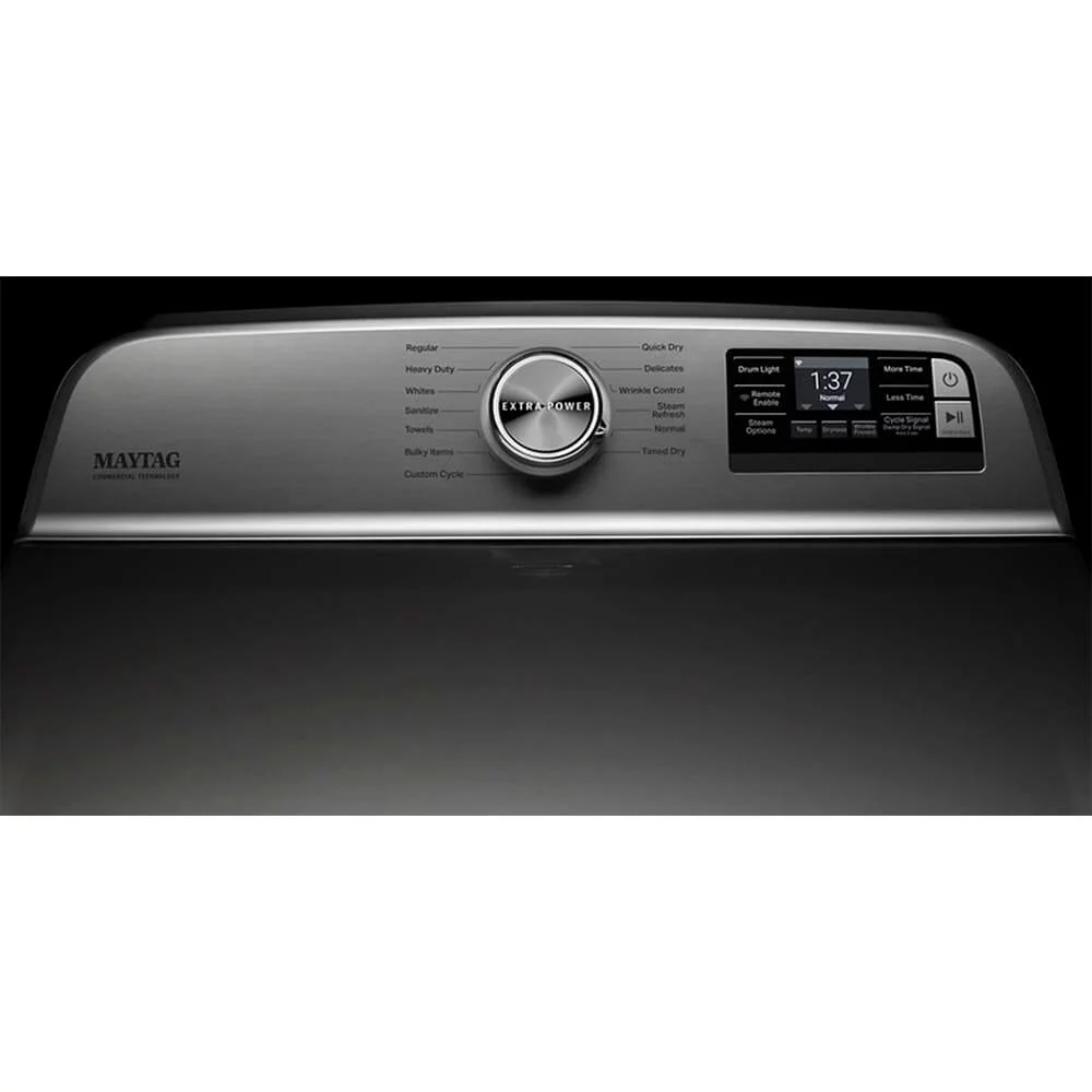Maytag Med7230h 27" Wide 7.4 Cu. Ft. Energy Star Rated Electric Dryer - Metallic Slate
