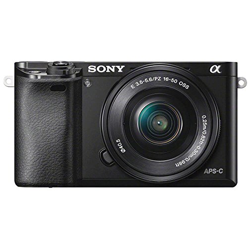 Sony Alpha a6000 Mirrorless Digital Camera with 16-50 mm Lens, 24 MP (White)