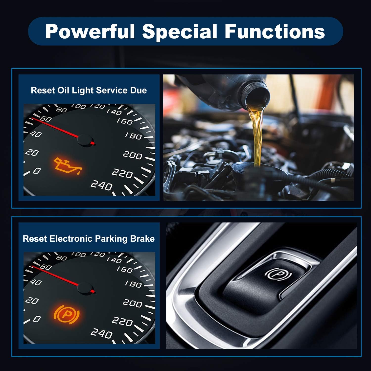 FOXWELL Obd2 Scanner All Systems Diagnostic Scan Tool NT624 Elite, Automotive Diagnostic Tool for All Cars with EPB Reset/Oil Light Reset/ABS Bleeding/Throttle Reset/SAS Calibration (2022 Version)