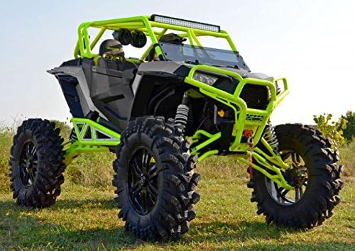 SuperATV Intimidator UTV / ATV Mud Tire for RZR, X3, General, Maverick, Ranger, Rock & All Terrain UTV Mud Tire | 36x10.5-18 | 2" Tread Depth | 6 Ply Ratings