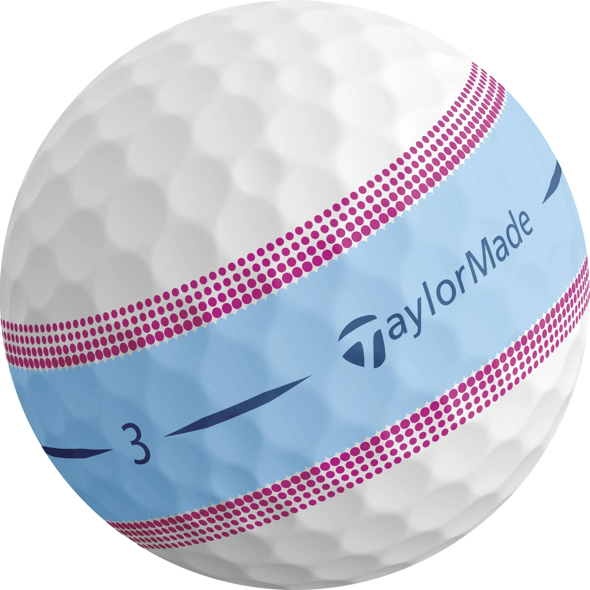 TaylorMade Tour Response Stripe Golf Balls, 12 Pack, White