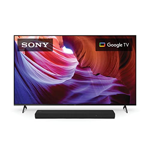 Sony 65 Inch 4K Ultra HD TV X85K Series: LED Smart Google TV with Dolby Vision HDR and Native 120HZ Refresh Rate KD65X85K- Latest Model, Black