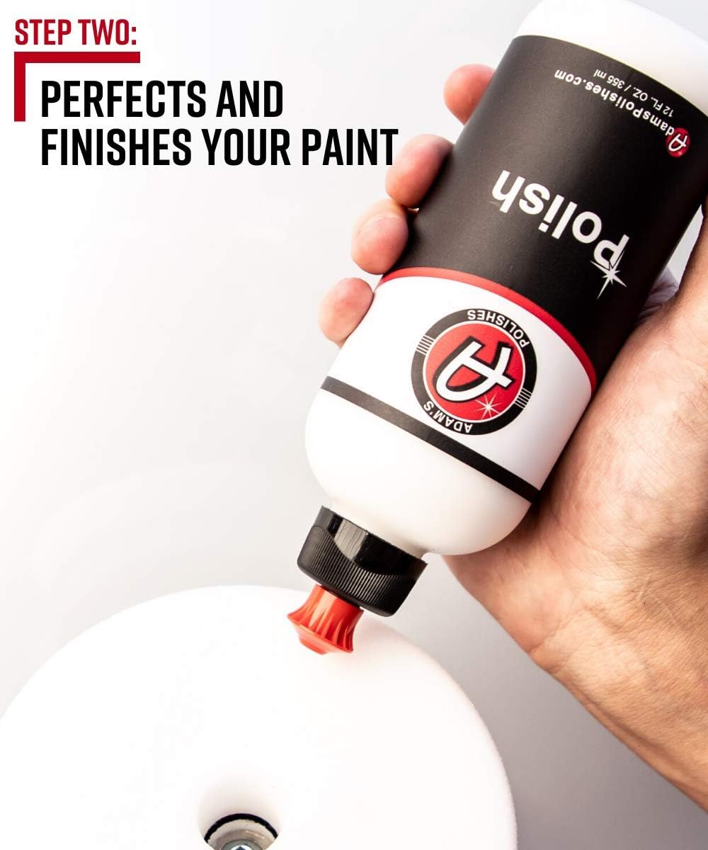 Adam&rsquo;s Swirl Killer 15mm Car Polisher - Buffer Polisher Dual Action Machine | Use W/Car Polish, Polishing Compound, or Car Scratch Remover | Detailing Car Wash Clay Bar Ceramic Coating