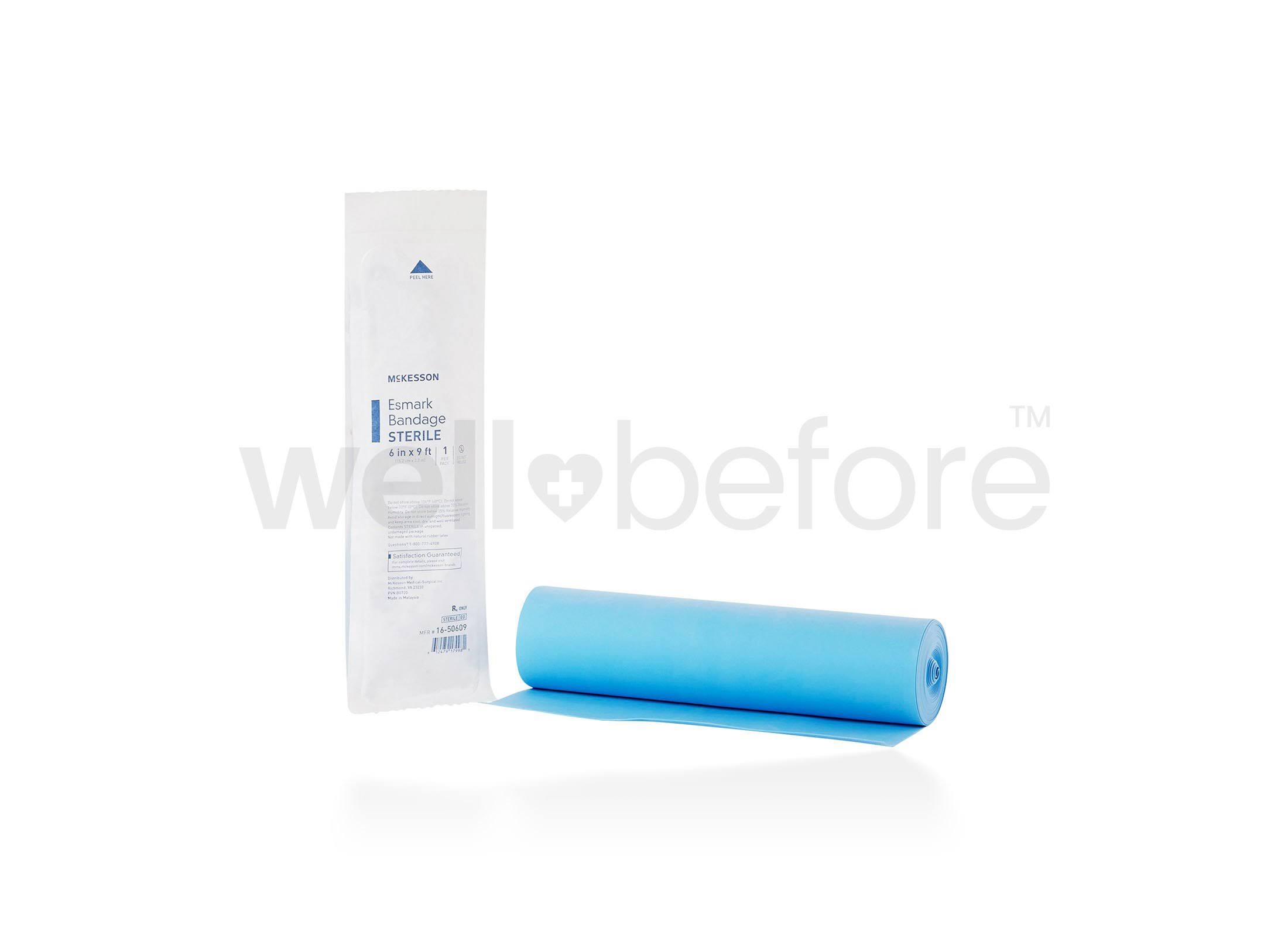 McKesson Performance Esmark Compression Bandage, 4 inch x 4 Yard; Case of 20