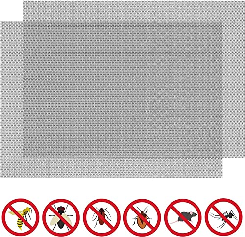 Generic Wire Mesh Panels, 40 Mesh Stainless Steel Metal Mesh Sheet, Aperture 0.5Mm Versatile Wire Mesh, for Air Vents, Windows, Door, Filter