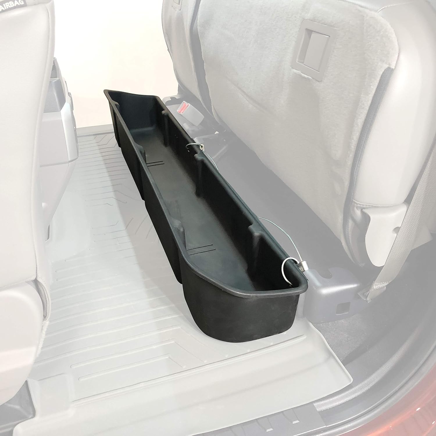 Red Hound Auto Under Seat Storage Box Compatible with Ford F-150 Super Cab (2015-2022), F-250 F-350 F-450 F-550 Super Duty SuperDuty (2017-2022) SuperCab Only Underseat System