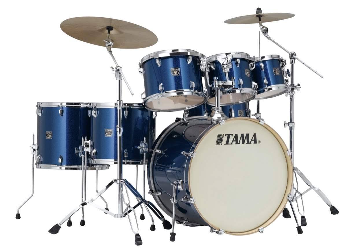 Tama Superstar Classic 7-Piece Shell Pack, Indigo Sparkle - Megean