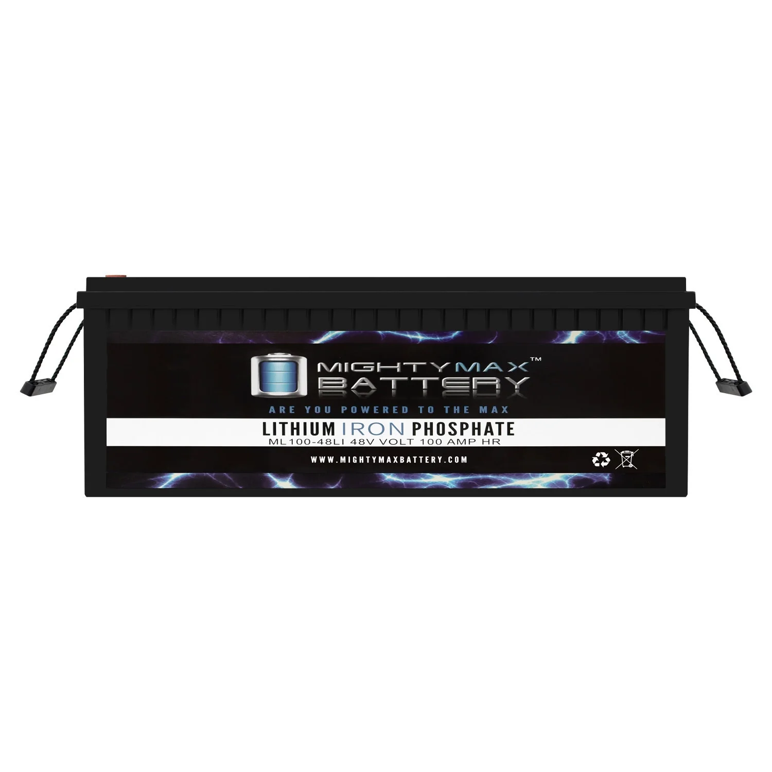 48V 100Ah Lithium Replacement Battery Compatible with Golf Cart EV RV Solar Energy Storage Battery - Curated Treasures Market
